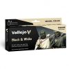 Vallejo modellező festékkészlet 8x18ml – Black & White by Angel Giraldez