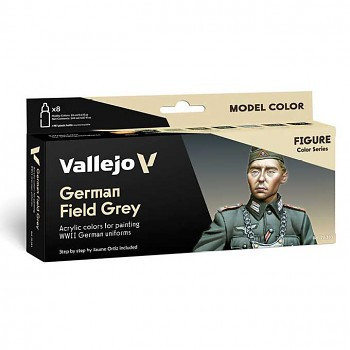 Vallejo modellező festékkészlet 8x18ml – German Field Grey by Jaume Ortiz