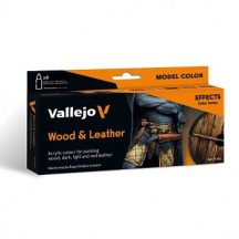   Modellező festék set Vallejo 8x18ml – Wood & Leather by Angel Giraldez