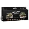 Vallejo modellező festékkészlet 8x18ml – Utility Paint Set WWII & WWIII