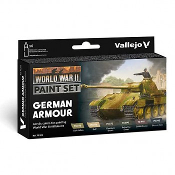 Vallejo modellező festékkészlet 6x18ml – German Armour