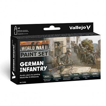 Vallejo modellező festékkészlet 6x18ml – German Infantry