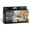 Vallejo modellező festékkészlet 6x18ml – Desert British & German Armour & Infantry