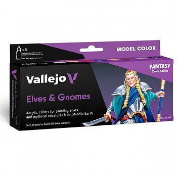 Vallejo modellező festékkészlet 8x18ml – Elves & Gnomes by Angel Giraldez Vallejo modellező festékkészlet 8x18ml – Elves & Gnomes by Angel Giraldez