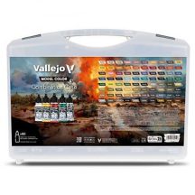   Large box of Vallejo modelling paints – 80x18ml Combination Case