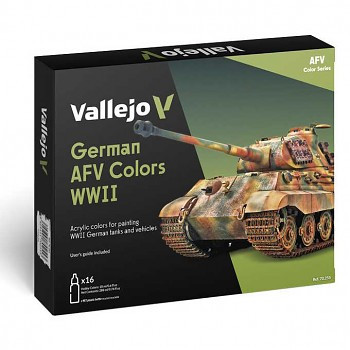 Vallejo modellező festékkészlet 16x18ml – German AFV Colors WWII