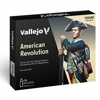 Vallejo modellező festékkészlet 16x18ml – American Revolution