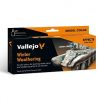 Modellező festék set Vallejo 8x18ml – Winter Weathering by Chema cabrero