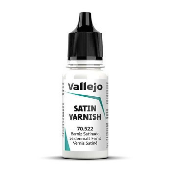 Szatén akril lakk for Vallejo model paints 18ml