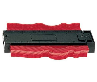 Műanyag kontúr fésű 125mm