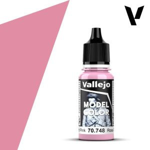 Vallejo modellező festék 18ml – 748 Light Pink
