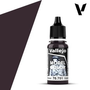 Vallejo modellező festék 18ml – 751 Black Violet