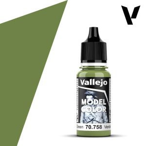 Vallejo modellező festék 18ml – 758 Bright Green