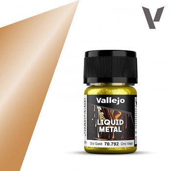 Vallejo Liquid Gold festék 35ml – 792 Old Gold Paint