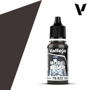 Vallejo modellező festék 18ml – 822 Cam. Black Brown