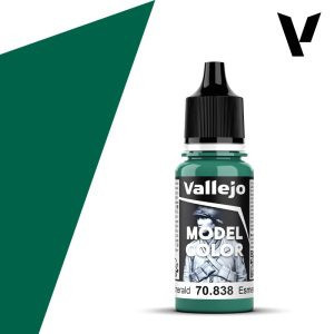 Vallejo modellező festék 18ml – 838 Emerald