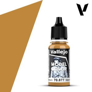 Vallejo modellező festék 18ml – 877 Gold Brown