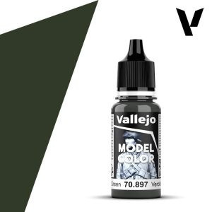 Vallejo modellező festék 18ml – 897 Bronze Green