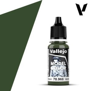 Vallejo modellező festék 18ml – 968 Flat Green