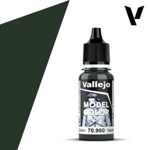 Vallejo modellező festék 18ml – 980 Black Green