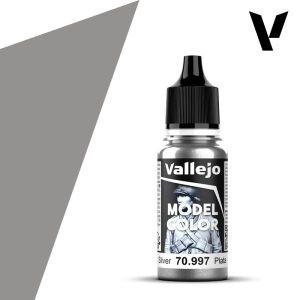 Vallejo modellező festék 18ml – 997 Silver (Metallic)