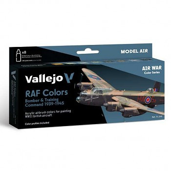 Vallejo airbrush festékkészlet 8x18ml – Bomber Air Command & Training Air Command
