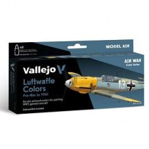   Vallejo airbrush festékkészlet 8x18ml – Luftwaffe PreWar to 1941