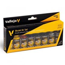 Vallejo airbrush festékkészlet 8x18ml – Basic Colors