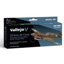   Vallejo airbrush festékkészlet 8x18ml – US Army Air Corps ChinaBurmaIndia Pacific Theather (CBI) WWII