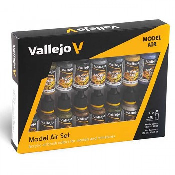 Airbrush festék set Vallejo 16x18ml – WWII USAF Aircraft