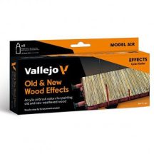   Vallejo airbrush festékkészlet 8x18ml – Old And New Wood Effects by Scratchmod