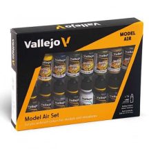   Vallejo 16×18ml airbrush festékkészlet – Set – Building Set