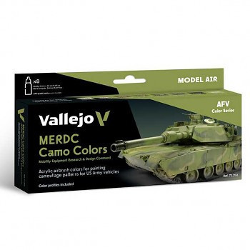 Airbrush festék set Vallejo 8x18ml – MERDC Camo Colors