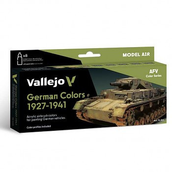 Vallejo airbrush festékkészlet 8x18ml – German WWII Colors 1941