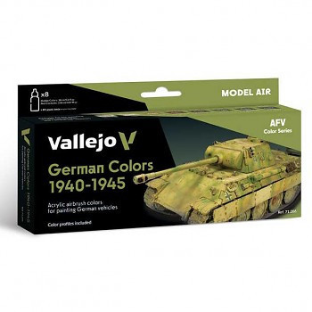 Festékkészlet – airbrush Vallejo 8x18ml – German WWII Colors 1945