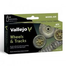 Vallejo airbrush festékkészlet 6x18ml – Wheels & Tracks