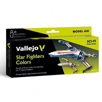 Vallejo airbrush festékkészlet 8x18ml – Star Fighters Colors