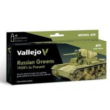   Vallejo airbrush festékkészlet 8x18ml – Russian Greens 1928's to Present