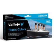 Vallejo airbrush festékkészlet 8x18ml – Titanic Colors
