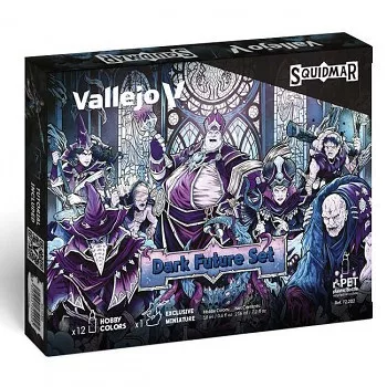 Vallejo modellező festékkészlet – Dark Future Set by Squidmar Miniatures