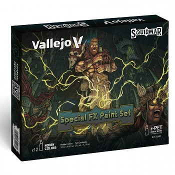 Modellező festék set Vallejo 12x18ml Special FX Paint Set by Squidmar Miniatures