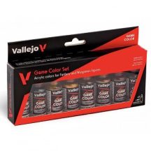   Vallejo modellező festékkészlet 8x18ml – Metallic Colors