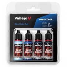 Vallejo modellező festékkészlet 4x18ml – Blue Color Set