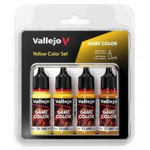   Vallejo modellező festékkészlet 4x18ml – Yellow Color Set