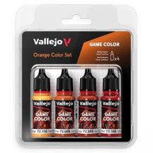   Vallejo modellező festékkészlet 4x18ml – Orange Color Set