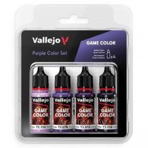 Modellező festék set Vallejo 4x18ml – Purple Color Set