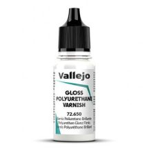 Poliuretán modellező lakk Vallejo 18ml gloss