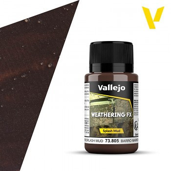 Vallejo Weathering FX 40ml – Brown Splash Mud