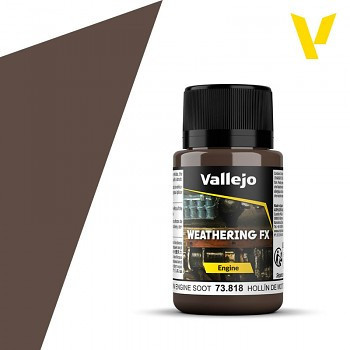 Vallejo Weathering FX 40ml – Brown Engine Soot