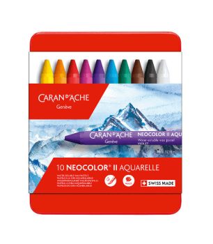 Akvarell pasztell készlet Neocolor II 10 db